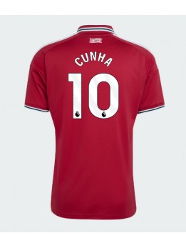 Moški Nogometna dresi replika Manchester United Matheus Cunha #10 Domači 2026-27 Kratek rokav Moški Nogometna dresi replika Manchester United Matheus Cunha #10 Domači 2026-27 Kratek rokav